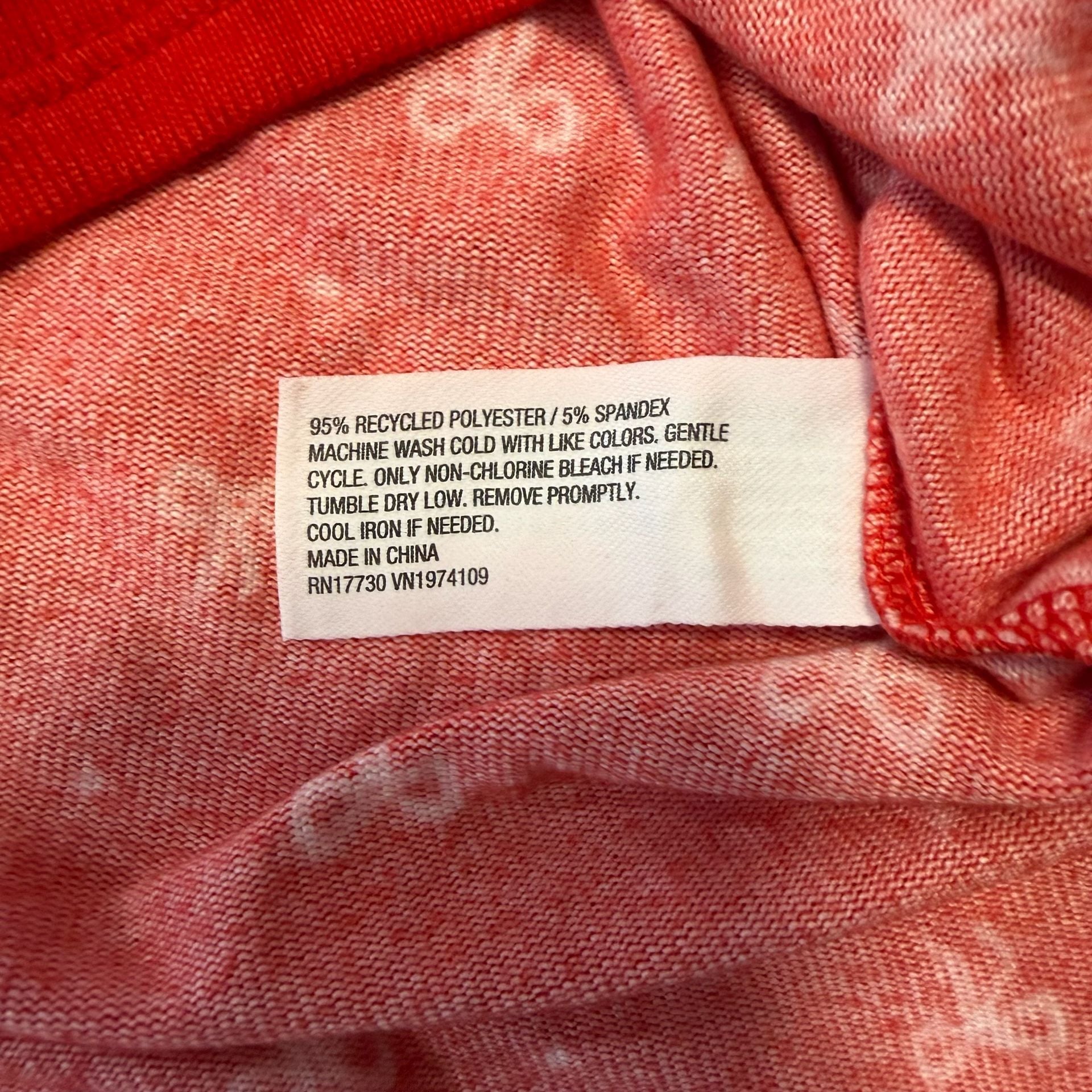 Colsie Red and White Bow Print Long Sleeve Pajama Set XL Womens 4