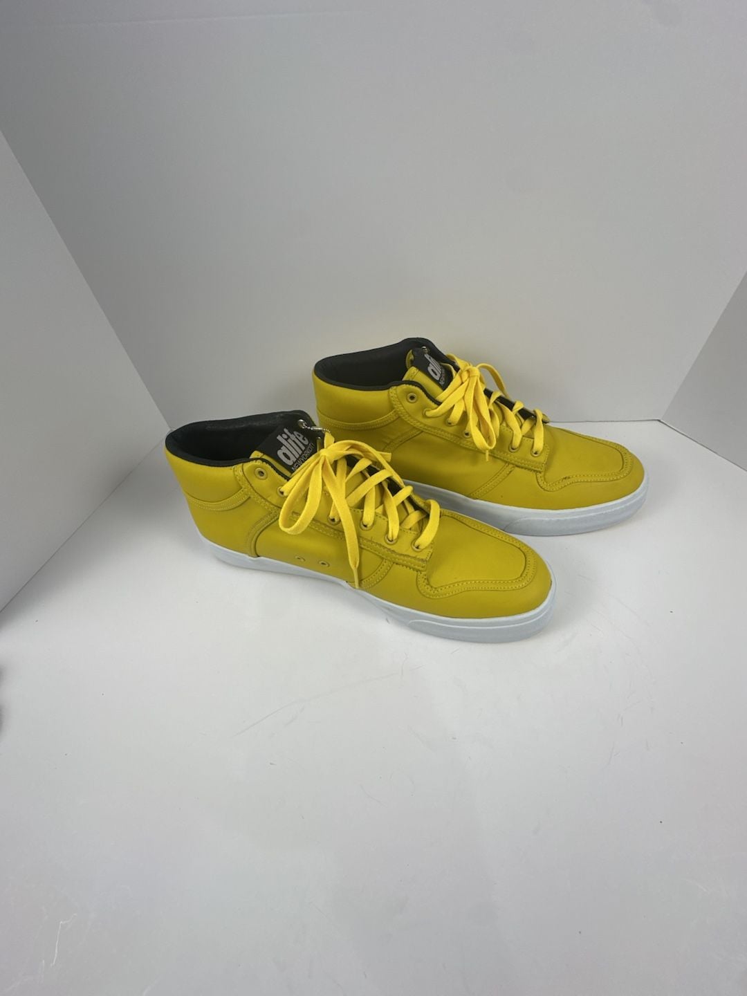 Alife Everybody Mid Pro Leather Yellow Sneakers Mens Size US 13 Deadstock New 5