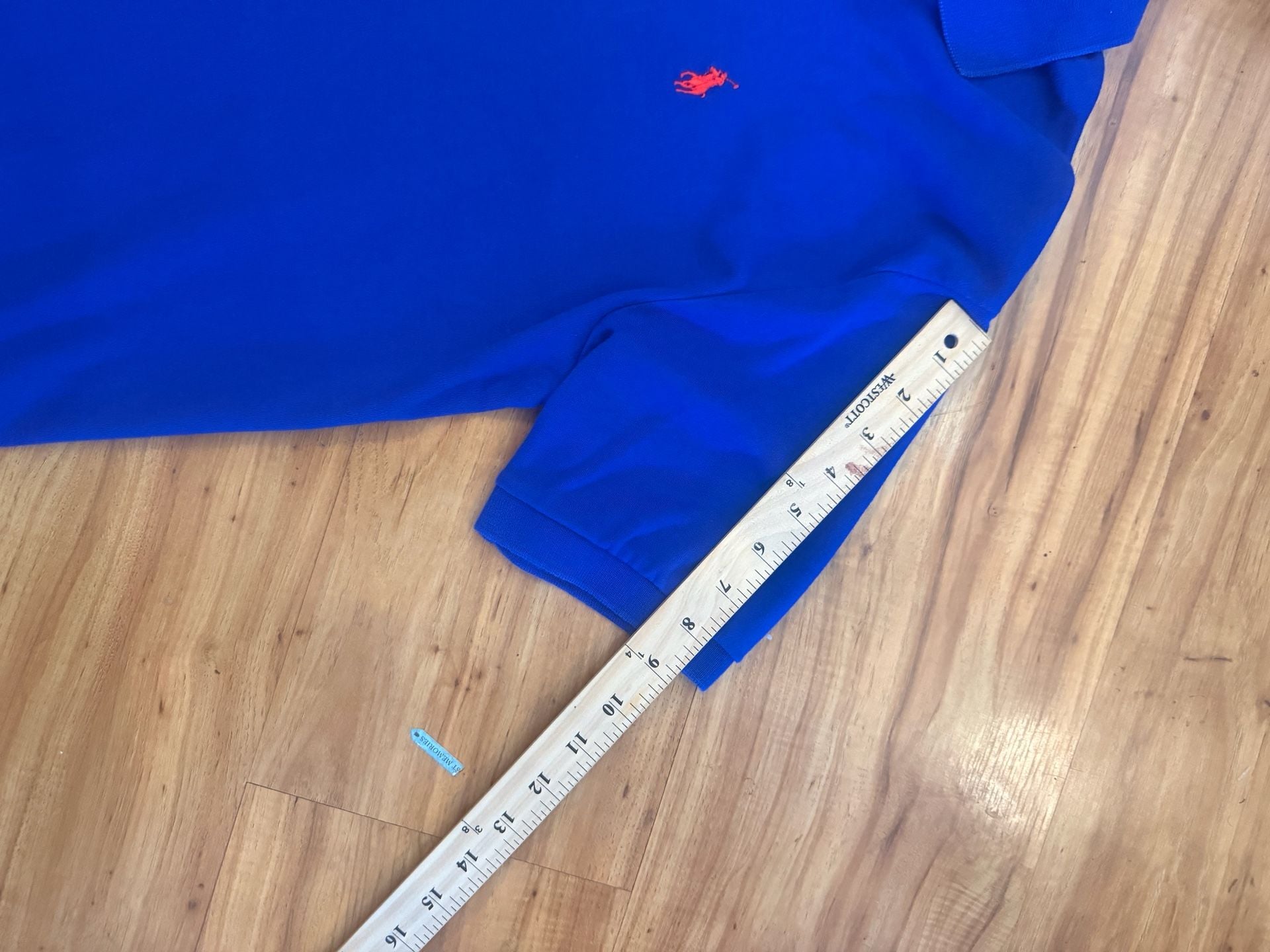 Polo Ralph Lauren Blue Short Sleeve Cotton Polo Shirt Size M 7