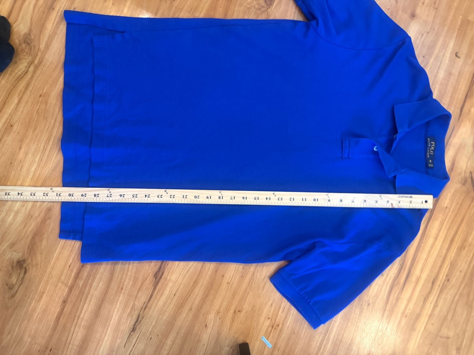 Polo Ralph Lauren Blue Short Sleeve Cotton Polo Shirt Size M 8