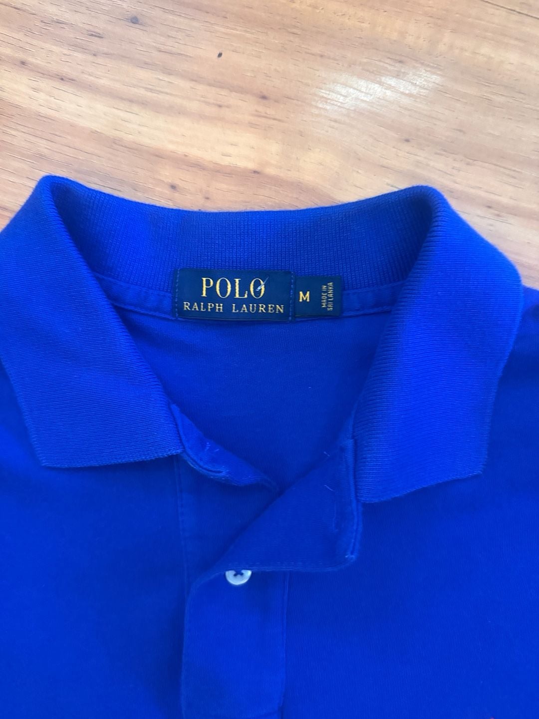 Polo Ralph Lauren Blue Short Sleeve Cotton Polo Shirt Size M 11