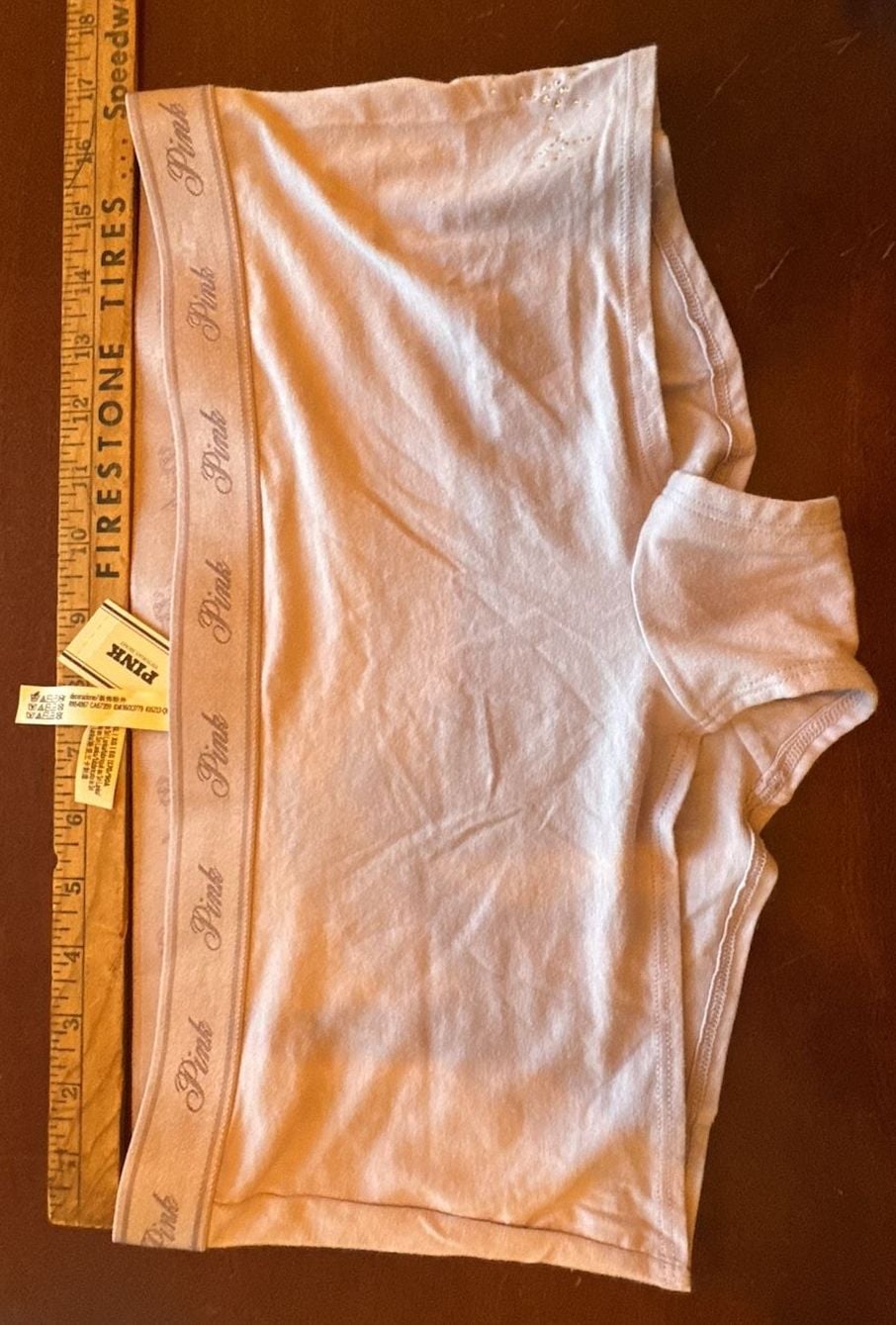 Victoria's Secret PINK Logo Cotton Boyshort Panty Lot Size XL 3