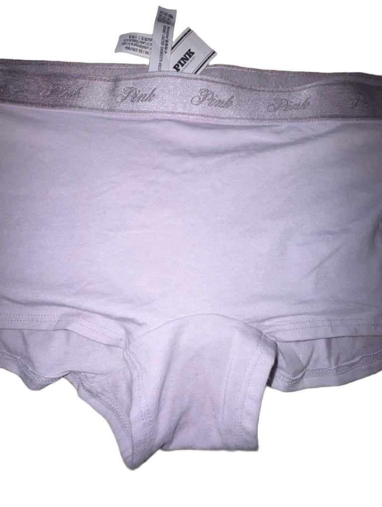 Victoria's Secret PINK Logo Cotton Boyshort Panty Lot Size XL 5