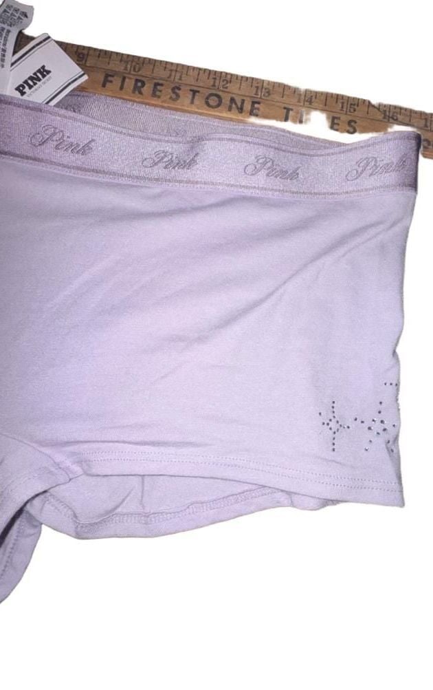 Victoria's Secret PINK Logo Cotton Boyshort Panty Lot Size XL 6