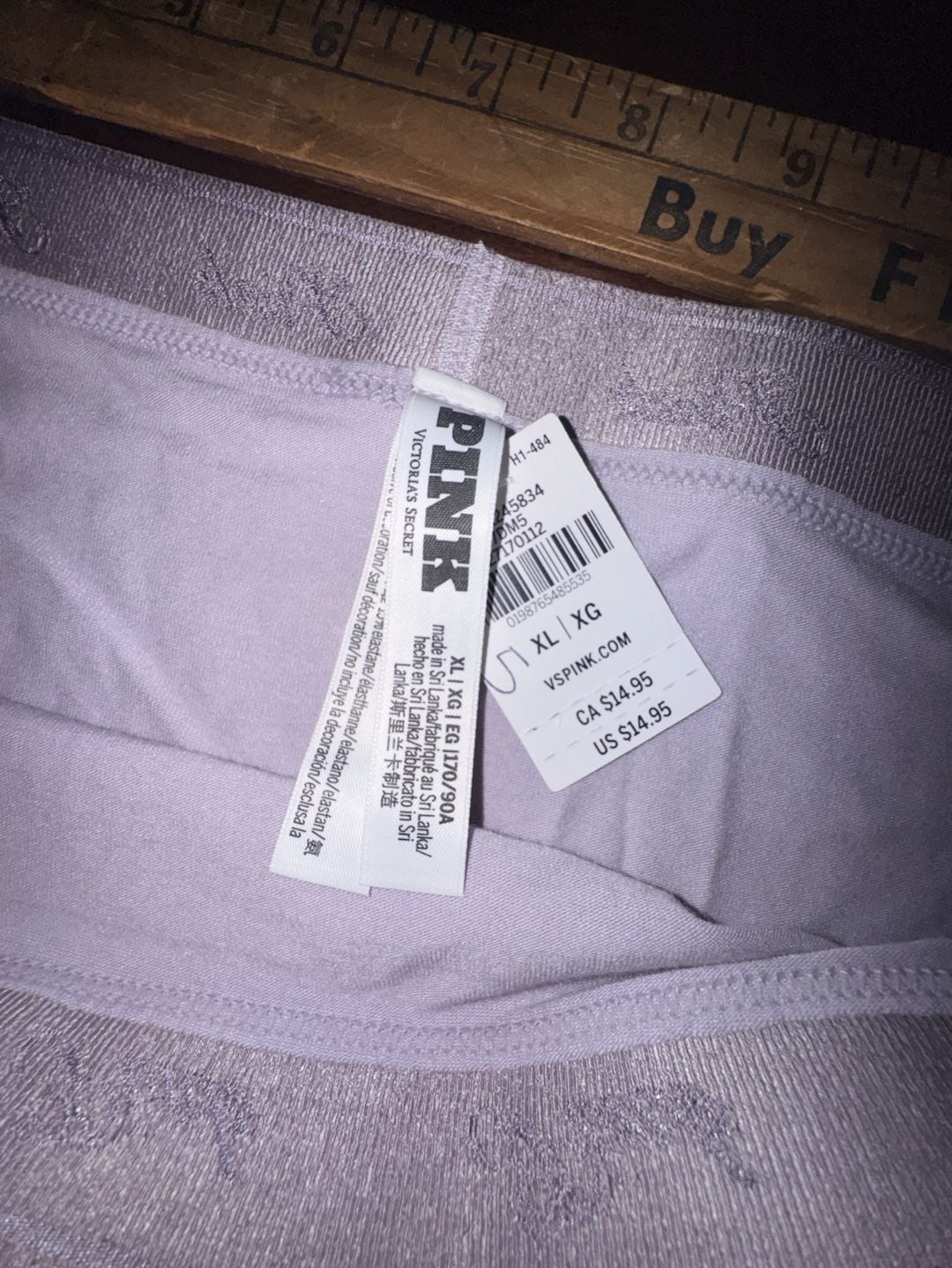 Victoria's Secret PINK Logo Cotton Boyshort Panty Lot Size XL 7