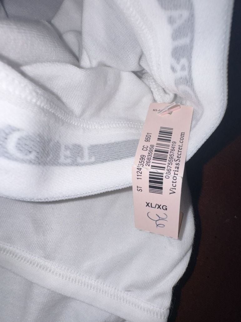 Victoria's Secret PINK Logo Cotton Boyshort Panty Lot Size XL 14