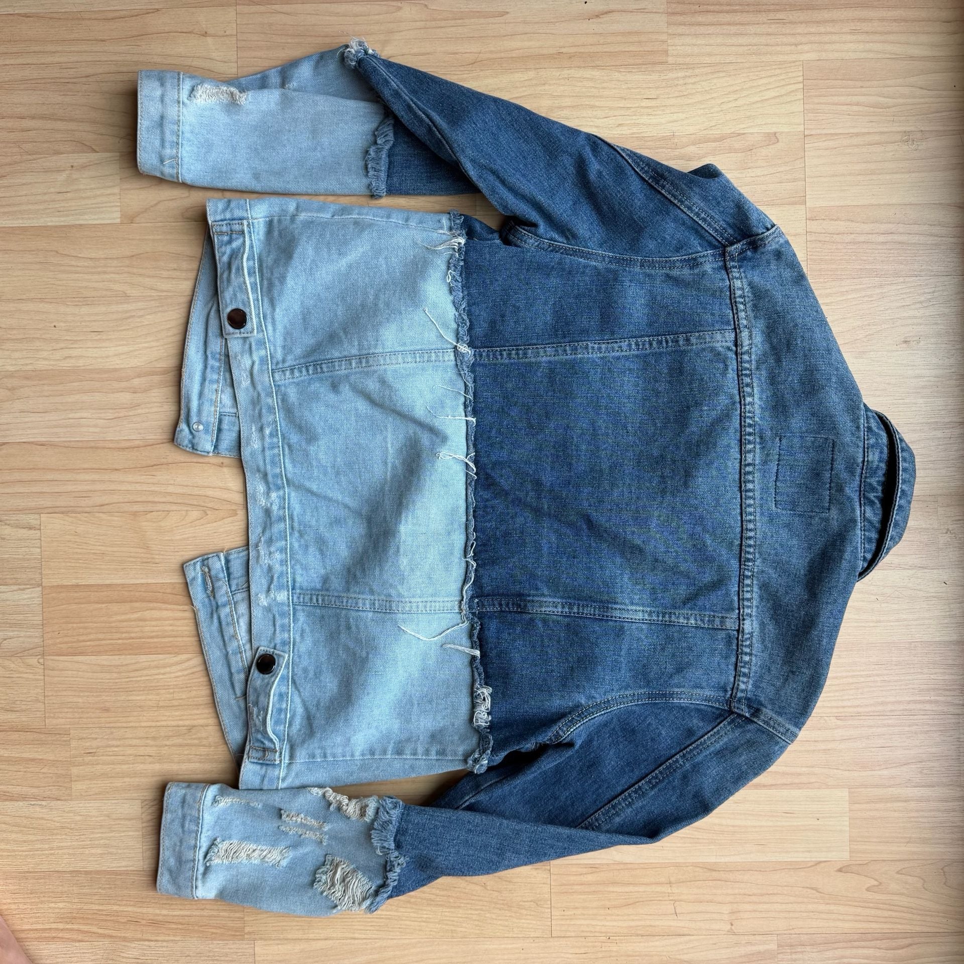Gianni Bini Blue Denim Western Cowgirl Rodeo Jacket 100% Cotton 6