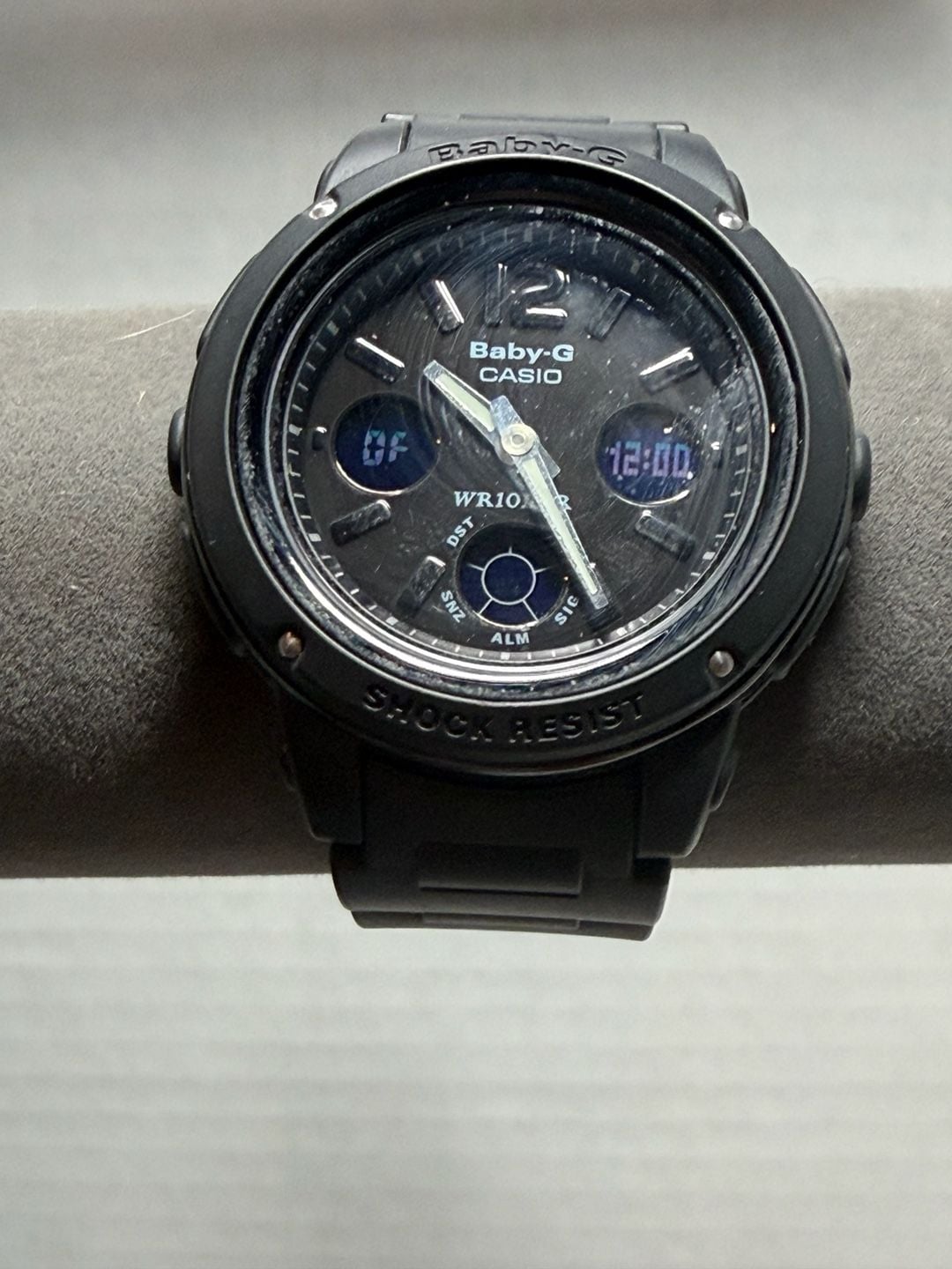Casio Baby-G BGA-151 Black Analog-Digital Resin Watch 3