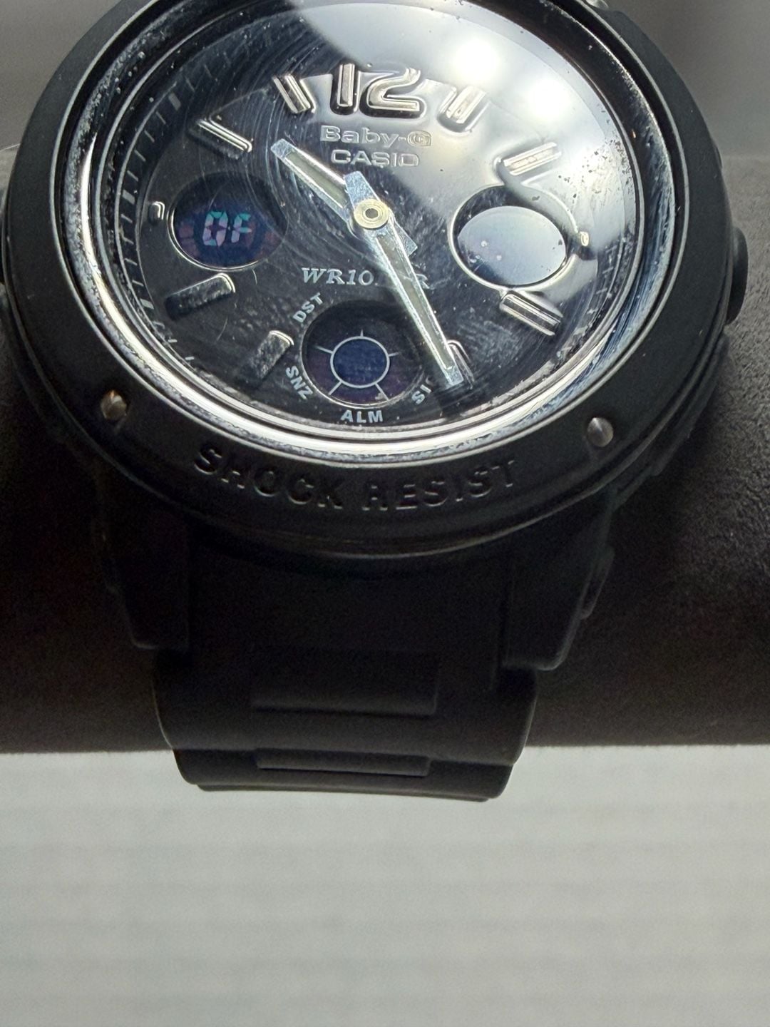 Casio Baby-G BGA-151 Black Analog-Digital Resin Watch 7