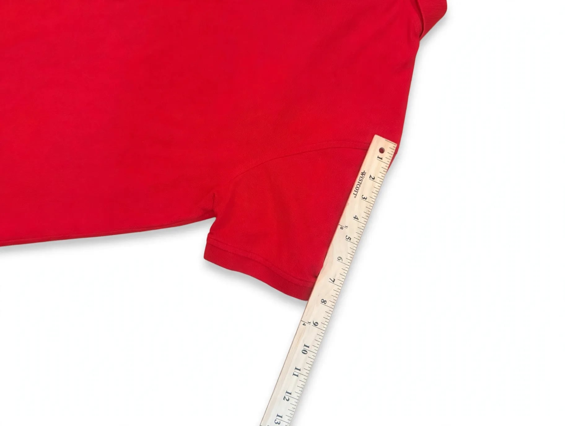 Brooks Brothers 1818 Slim Fit 100% Cotton Red Polo Shirt Men's Size L 9