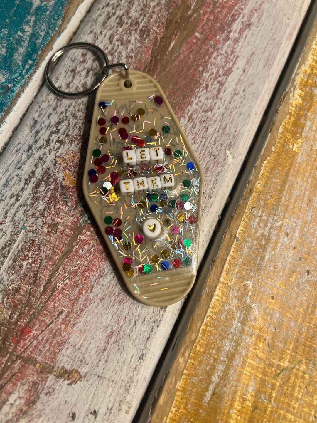 Jeweled Motel Keychains, Bougie Keyring, 2