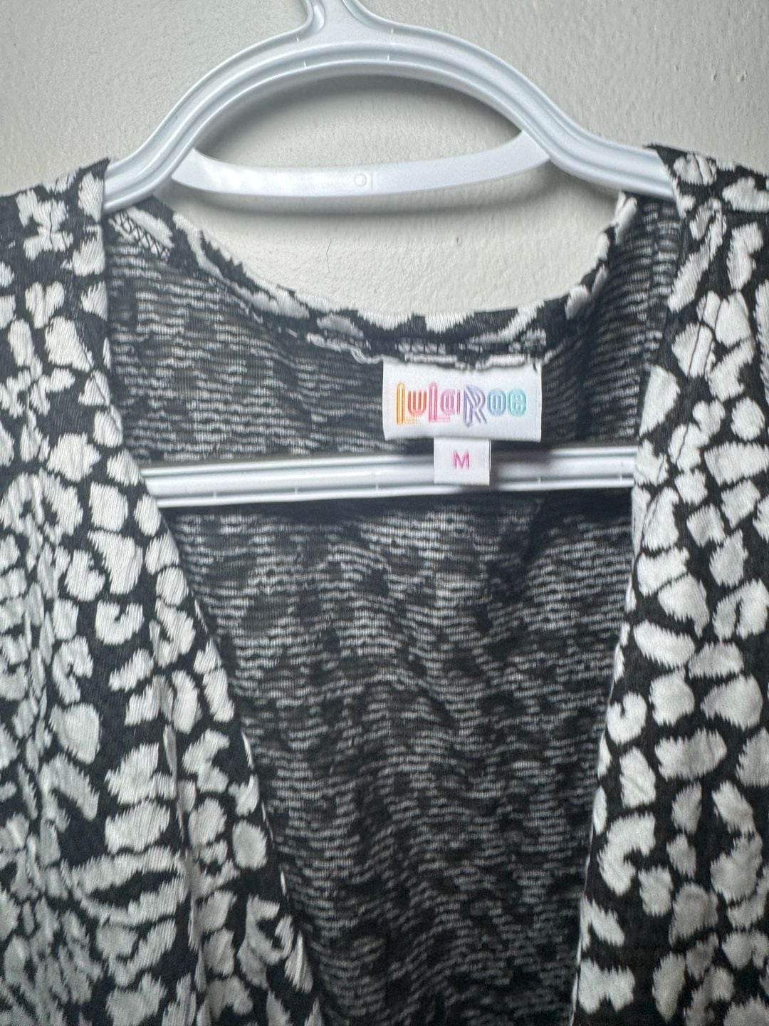 LuLaRoe Women's Leopard Print Kimono Cover-Up Dress, Size M 4