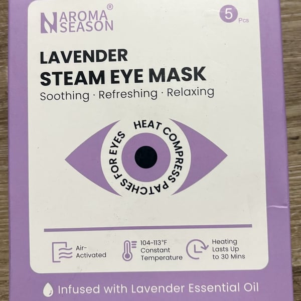 Aroma Season Lavender Steam Eye Mask 5 Pcs