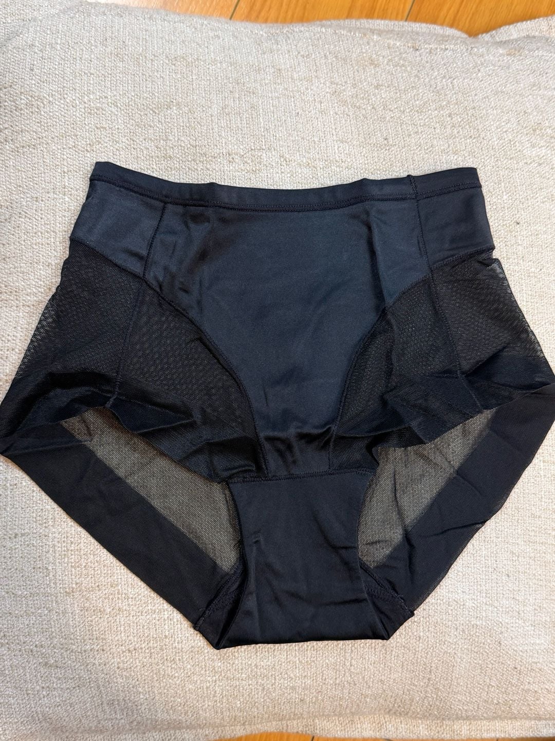 Soft High Waist Brief Solid Stretchy Underwear S 2