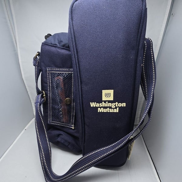 Washington Mutual Picnic at Ascot Insulated Wine Cooler bag with Glasses and Corkscrew