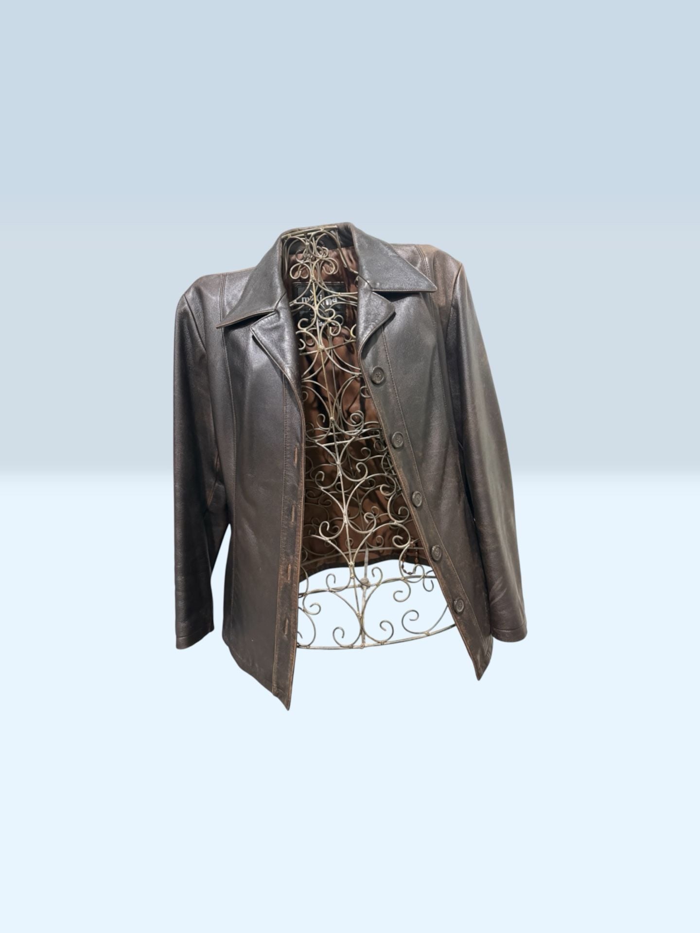 Maxim Brown Leather Jacket 2