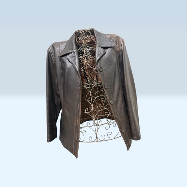 Maxim Brown Leather Jacket