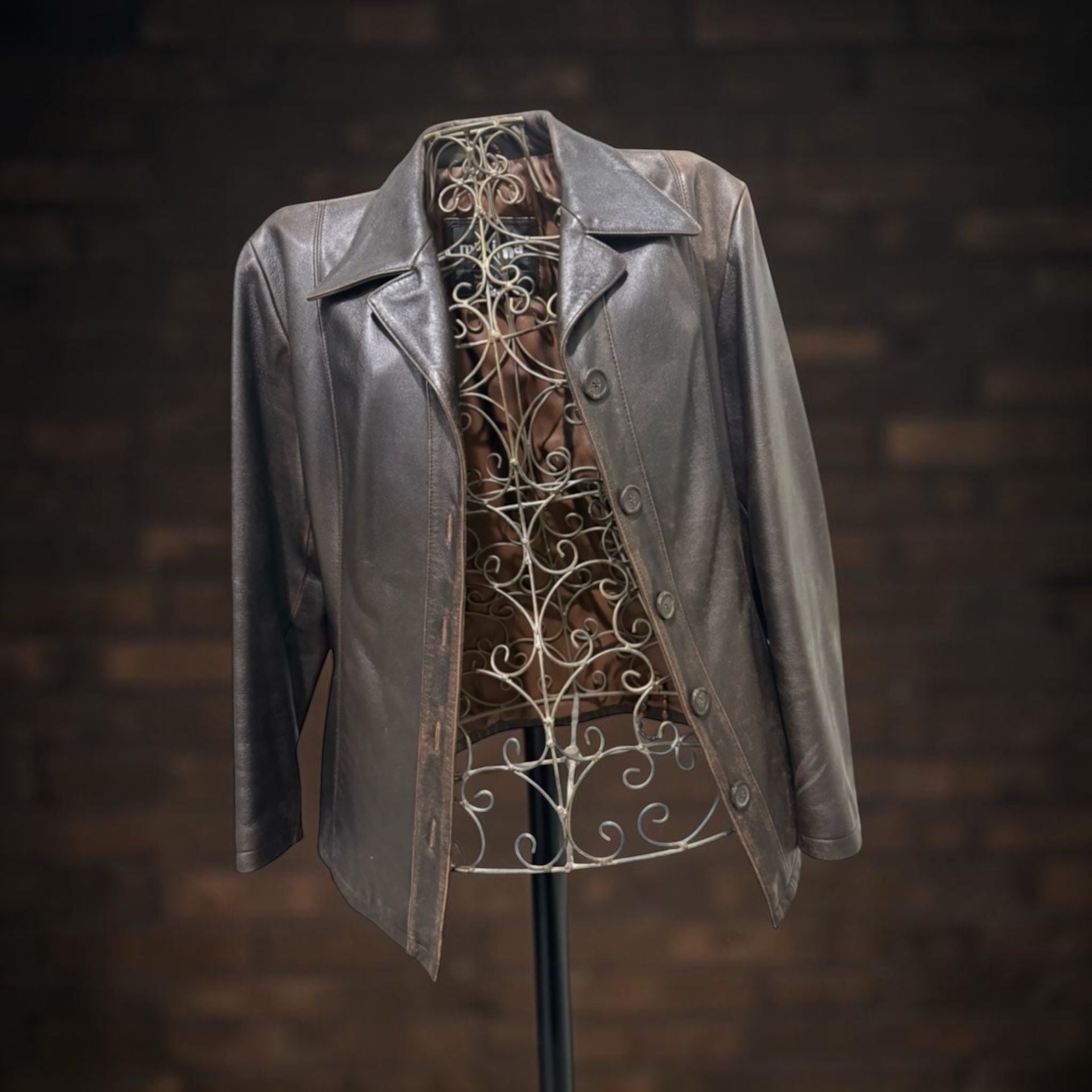 Maxim Brown Leather Jacket 8