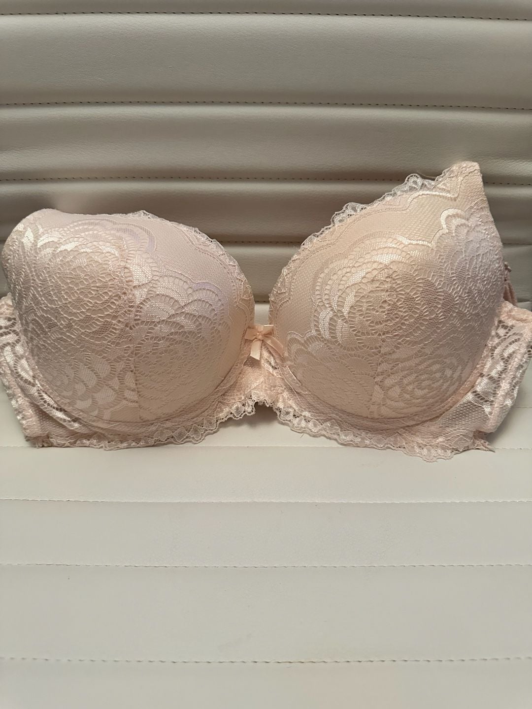 Rene Rofe Floral Lace Underwire Padded Bra Size 38C 2