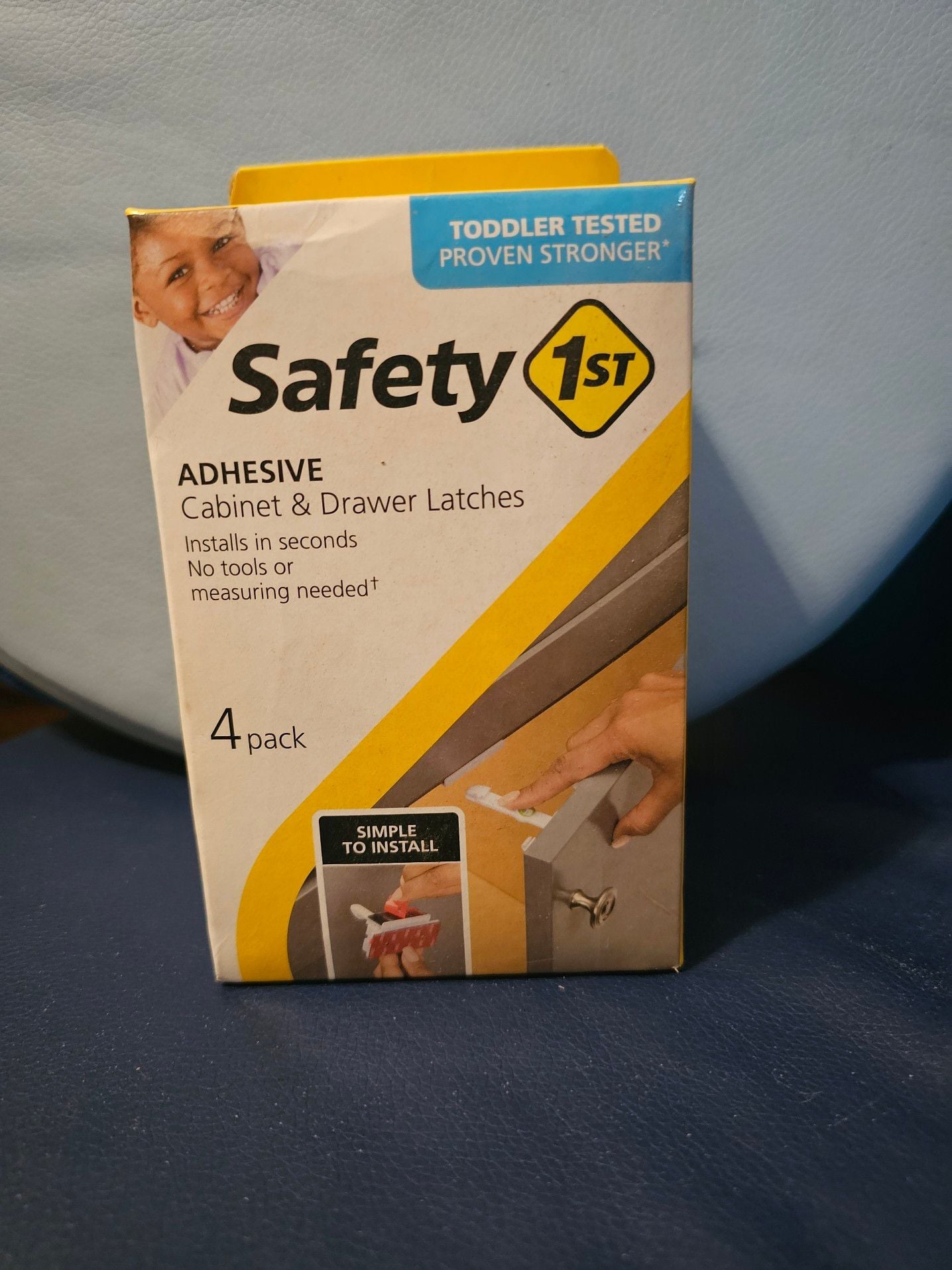Safety 1st Adhesive Cabinet & Drawer Latches 4-Pack 1