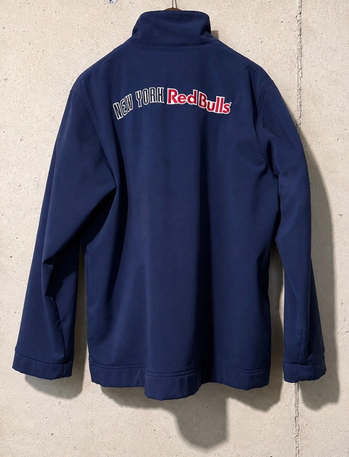Men's GIII New York Red Bulls Navy Softshell Jacket 5