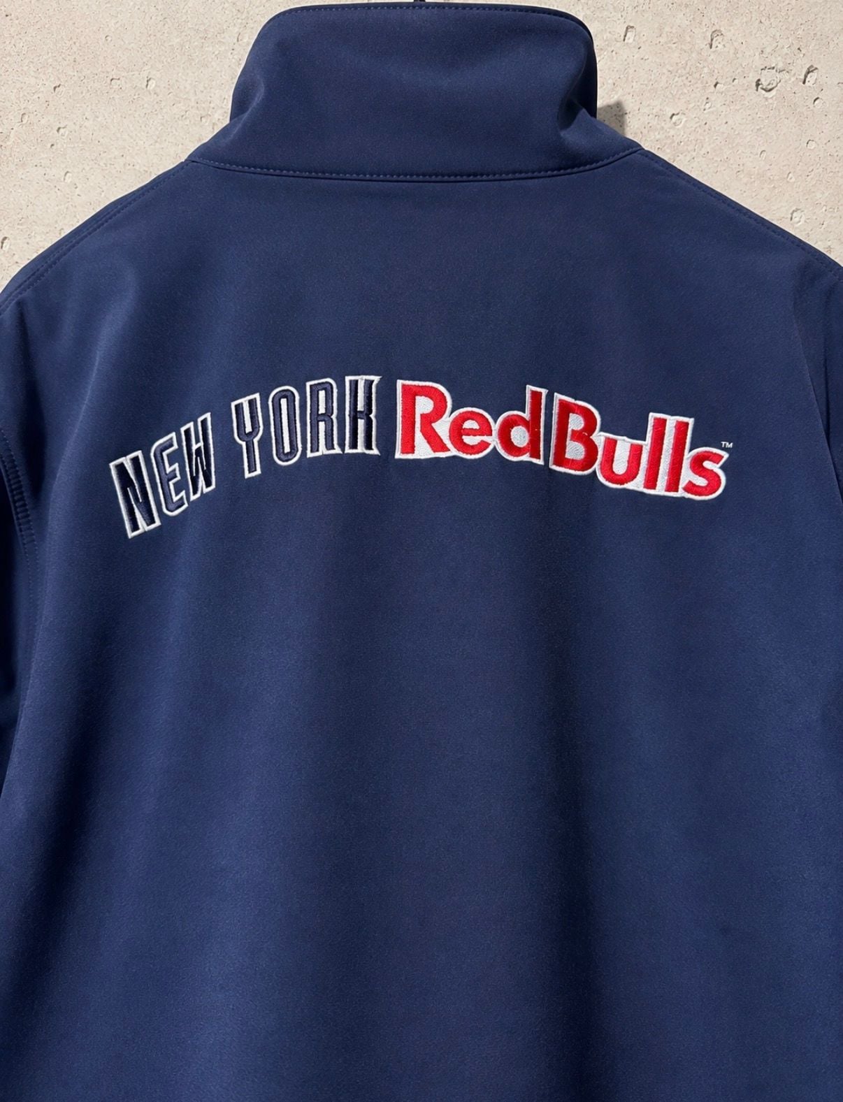 Men's GIII New York Red Bulls Navy Softshell Jacket 6