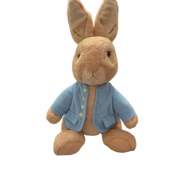 Rare GUND Peter Rabbit 17” Plush Beatrix Potter Classic Blue Jacket Toy Collectible