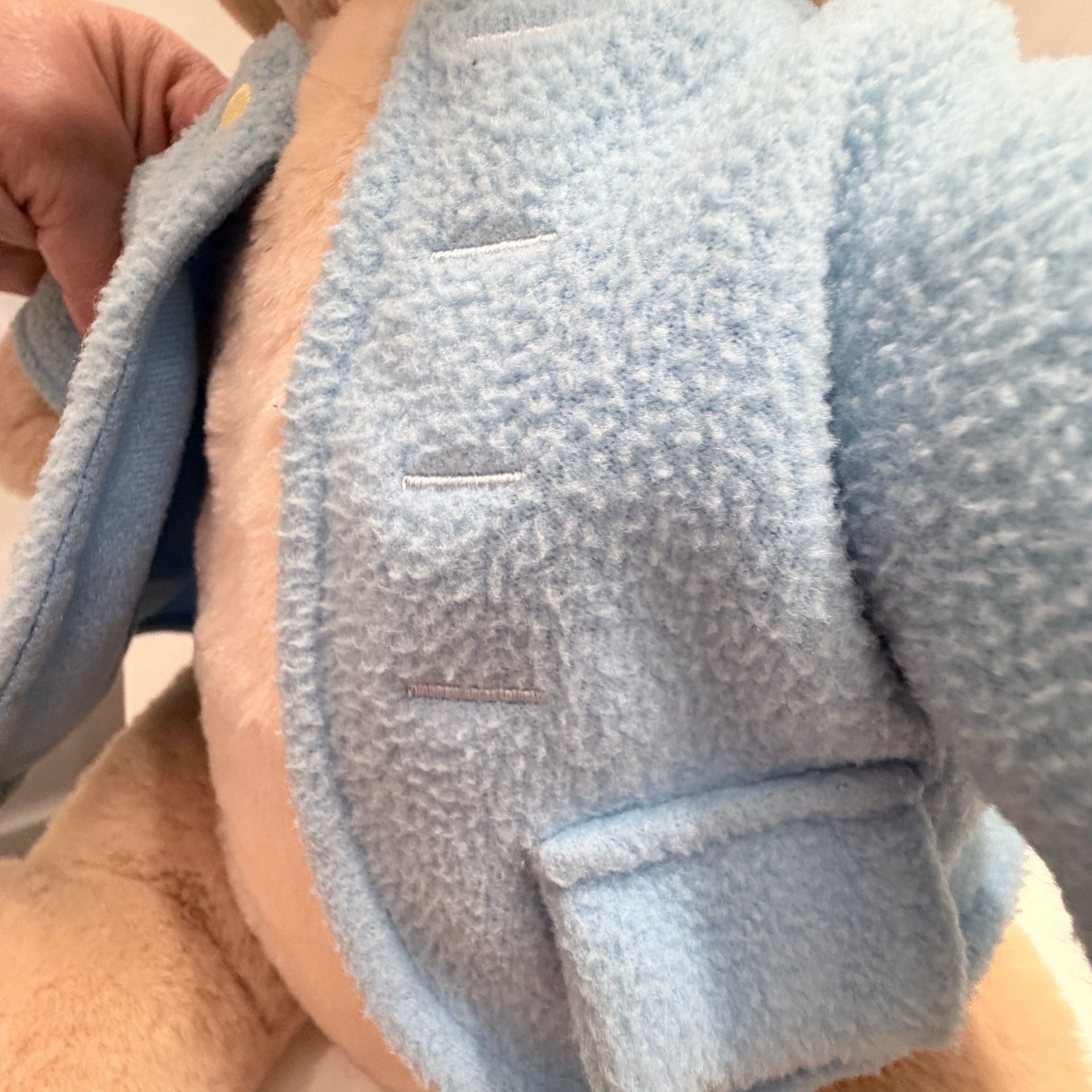 Rare GUND Peter Rabbit 17” Plush Beatrix Potter Classic Blue Jacket Toy Collectible 12