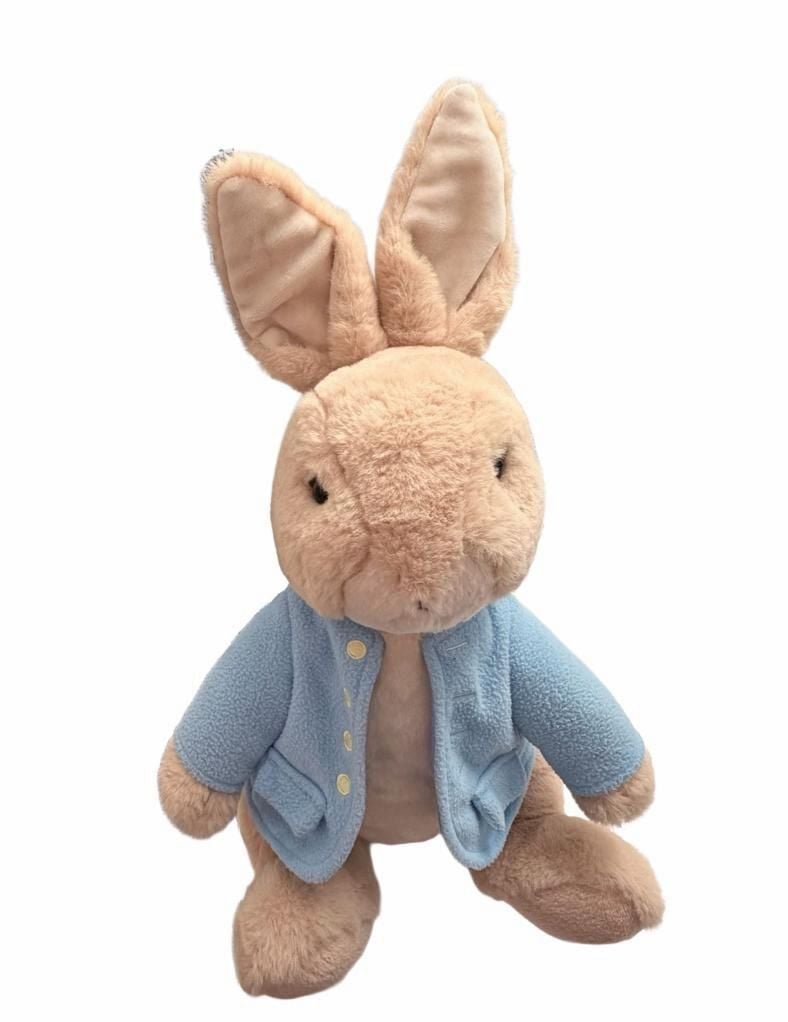 Rare GUND Peter Rabbit 17” Plush Beatrix Potter Classic Blue Jacket Toy Collectible 16
