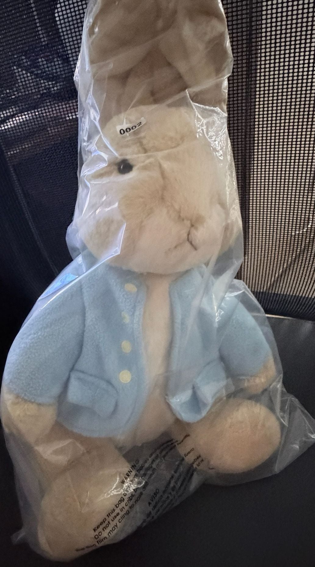 Rare GUND Peter Rabbit 17” Plush Beatrix Potter Classic Blue Jacket Toy Collectible 19