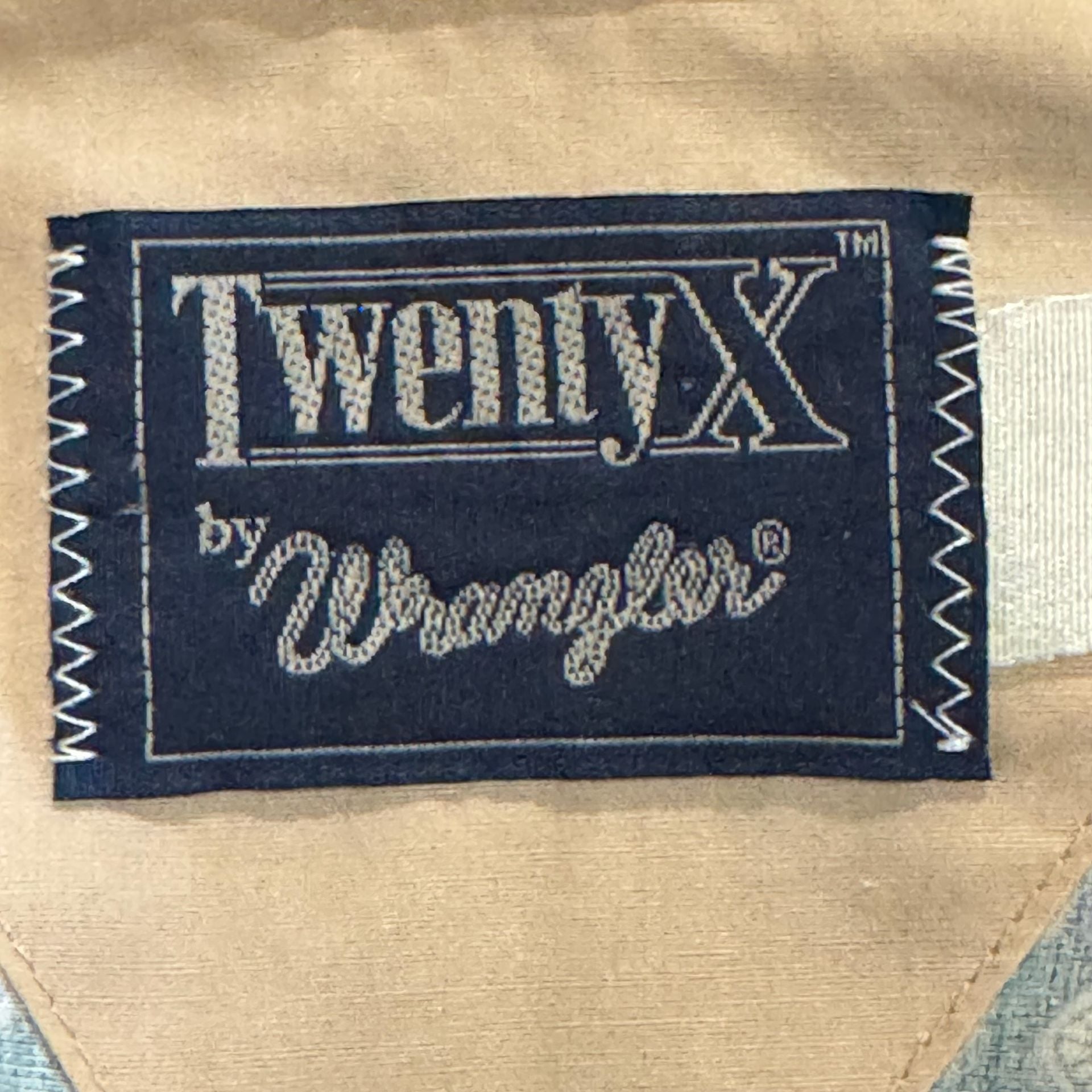 Vintage Wrangler Twenty X Mens Western Shirt Teal Geometric Cowboy Button Up XL 4