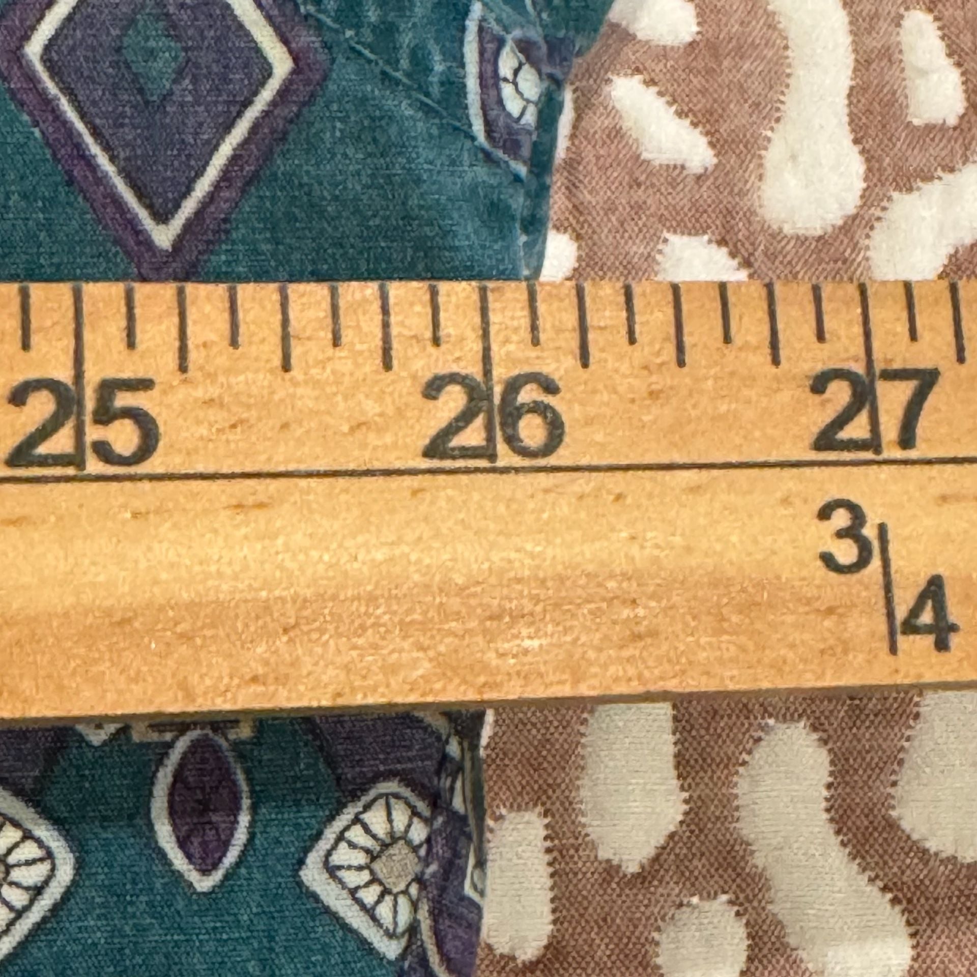 Vintage Wrangler Twenty X Mens Western Shirt Teal Geometric Cowboy Button Up XL 7
