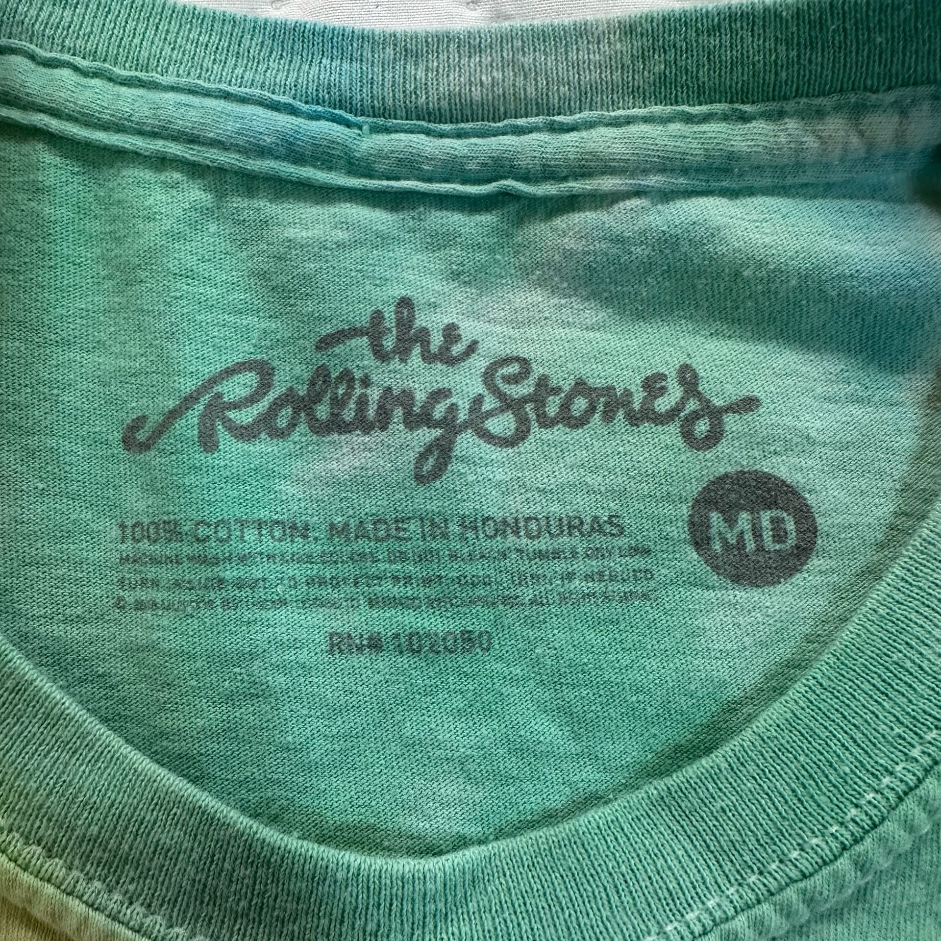 The Rolling Stones Tie Dye Graphic T-Shirt Medium 4