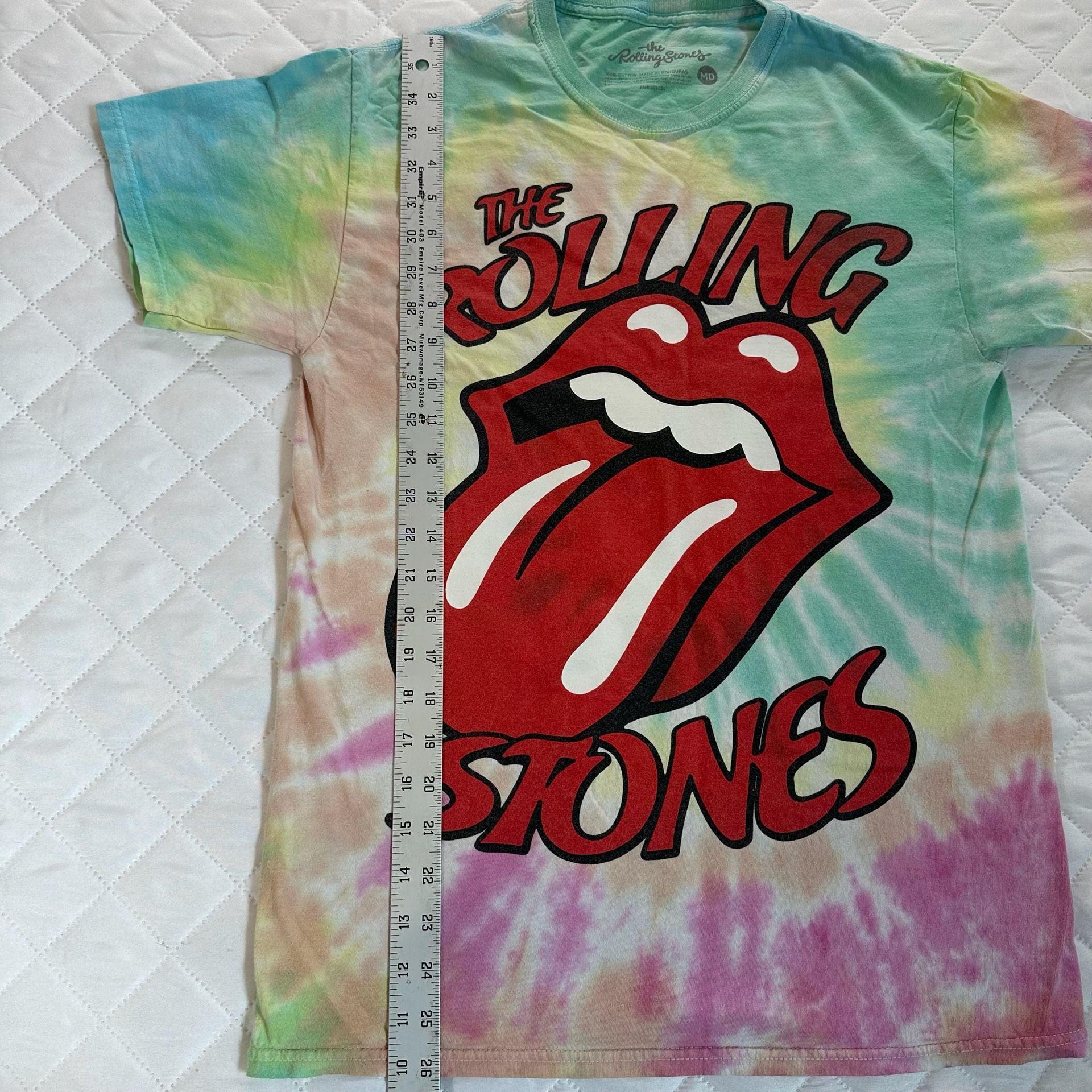 The Rolling Stones Tie Dye Graphic T-Shirt Medium 6