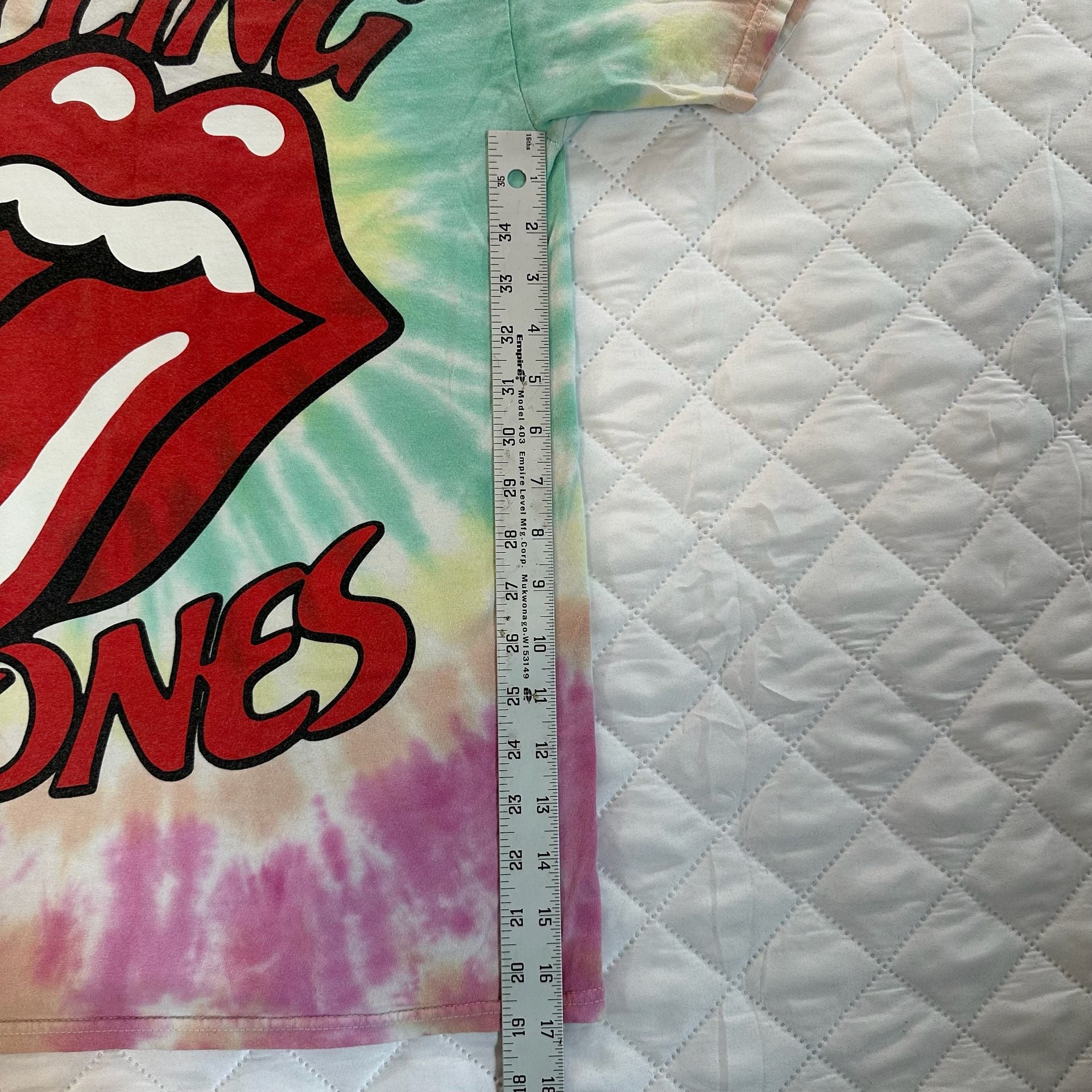 The Rolling Stones Tie Dye Graphic T-Shirt Medium 7