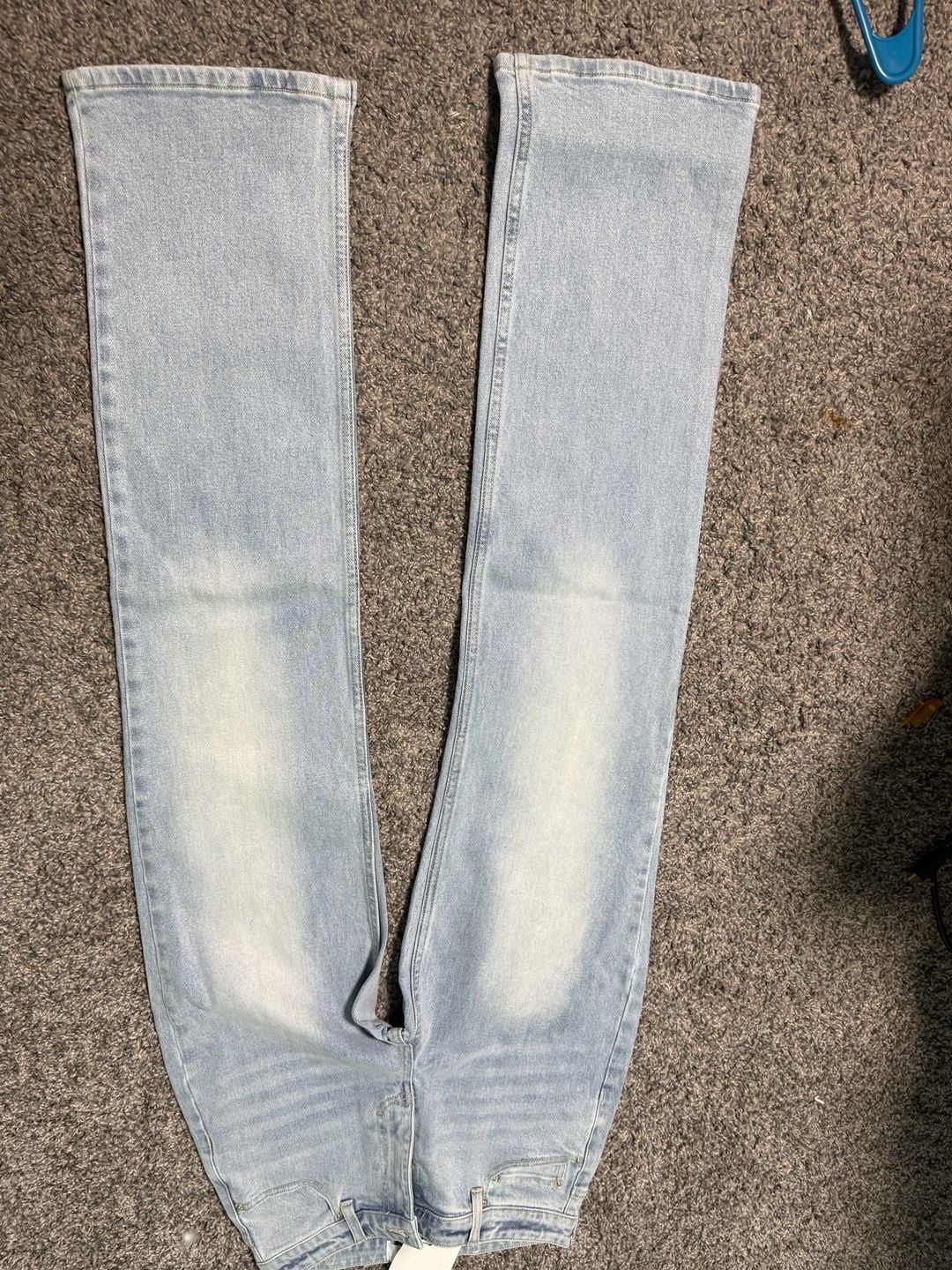 Naked Wardrobe Denim Light Wash Straight Leg Jeans Size 26 3