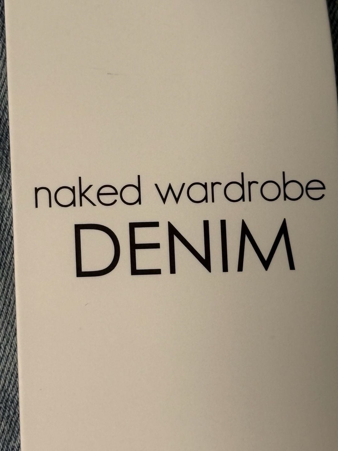 Naked Wardrobe Denim Light Wash Straight Leg Jeans Size 26 8