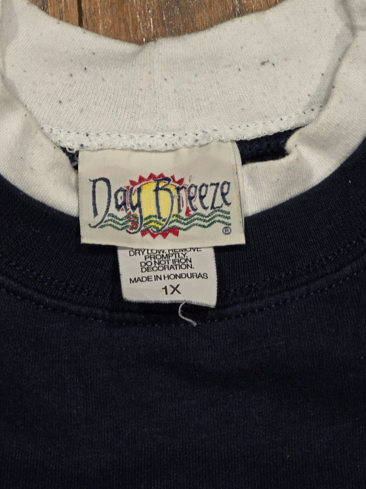 Day Breeze Vintage Winter Forest Cardinals Graphic Sweatshirt Navy Blue Size 1X 4