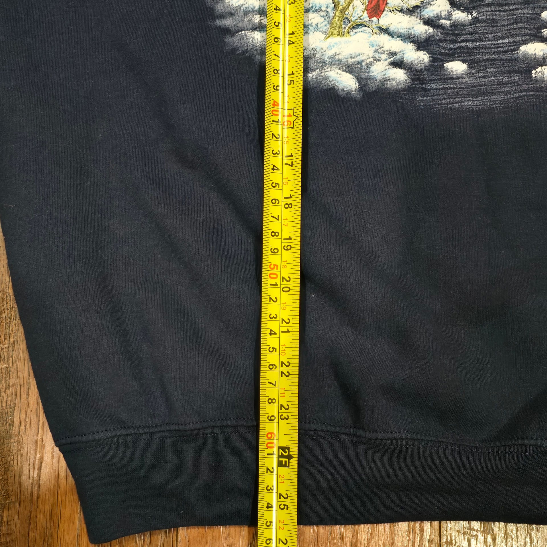 Day Breeze Vintage Winter Forest Cardinals Graphic Sweatshirt Navy Blue Size 1X 5