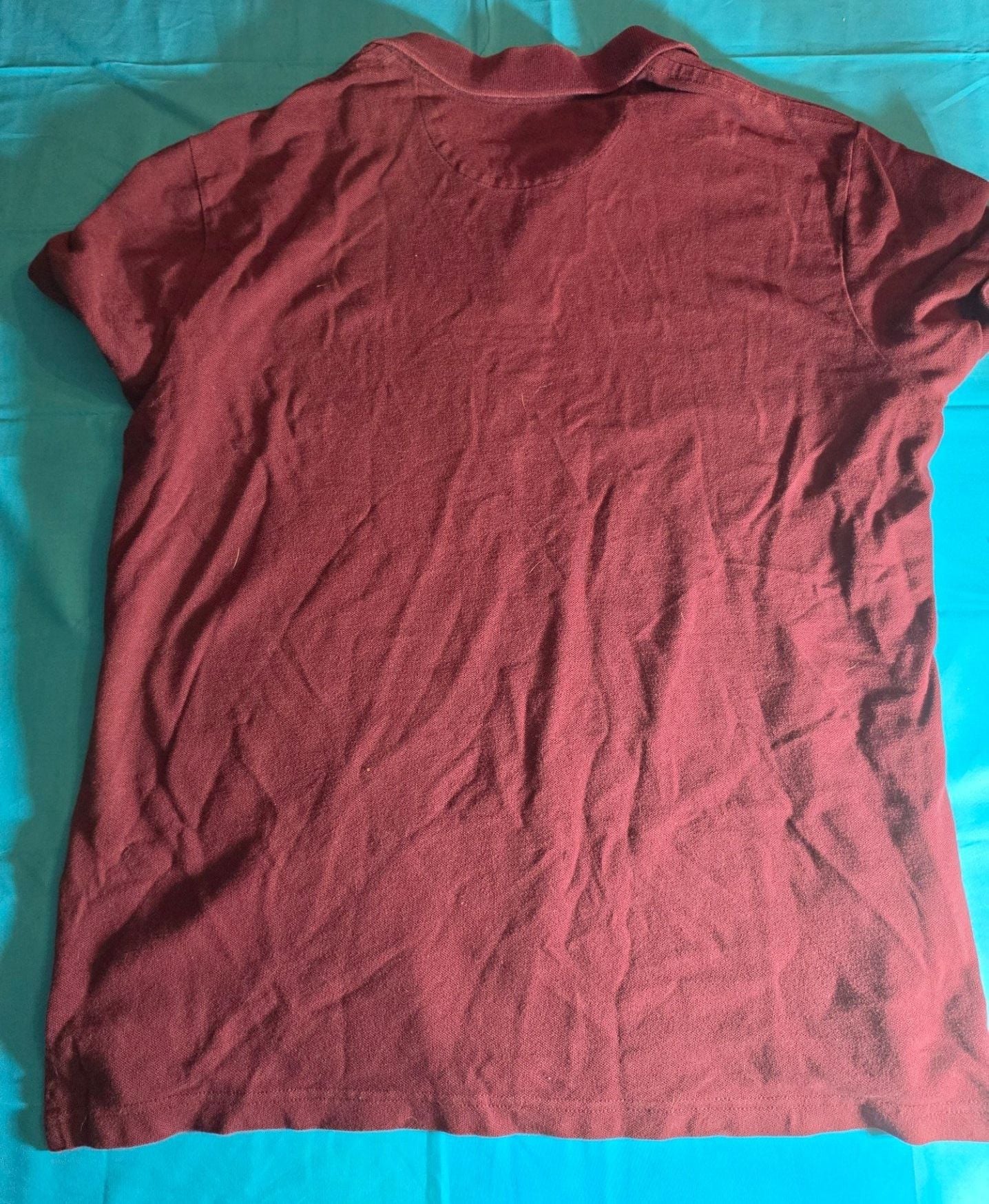 American Eagle Outfitters Athletic Fit Burgundy Polo Shirt Size XL 5