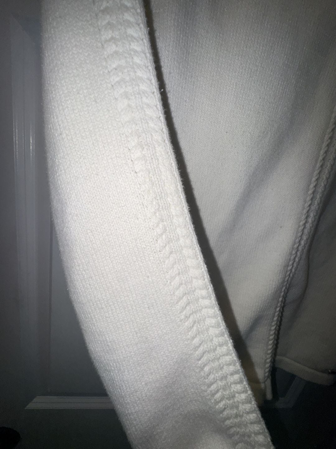 Nautica Women's White Cotton Raglan Sleeve Turtleneck Sweater 9