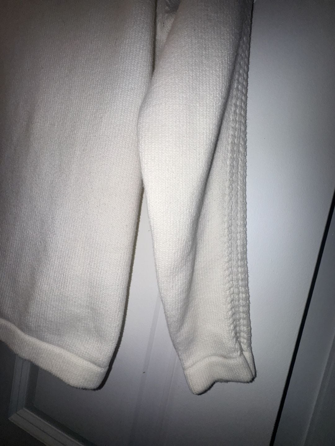 Nautica Women's White Cotton Raglan Sleeve Turtleneck Sweater 13