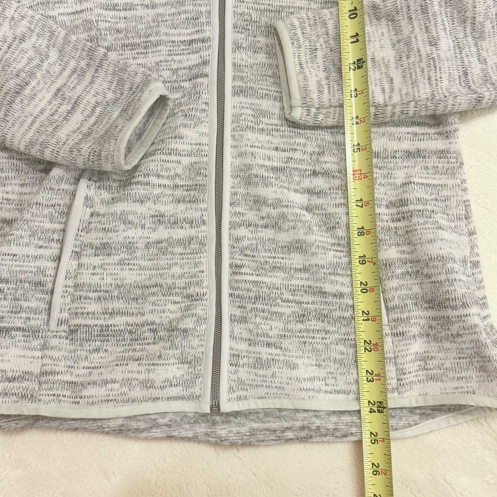 KUHL Alaska Hoodie Sweatshirt Jacket Full Zip Ascendyr Gray Ash Women’s Fleece Sz S  7