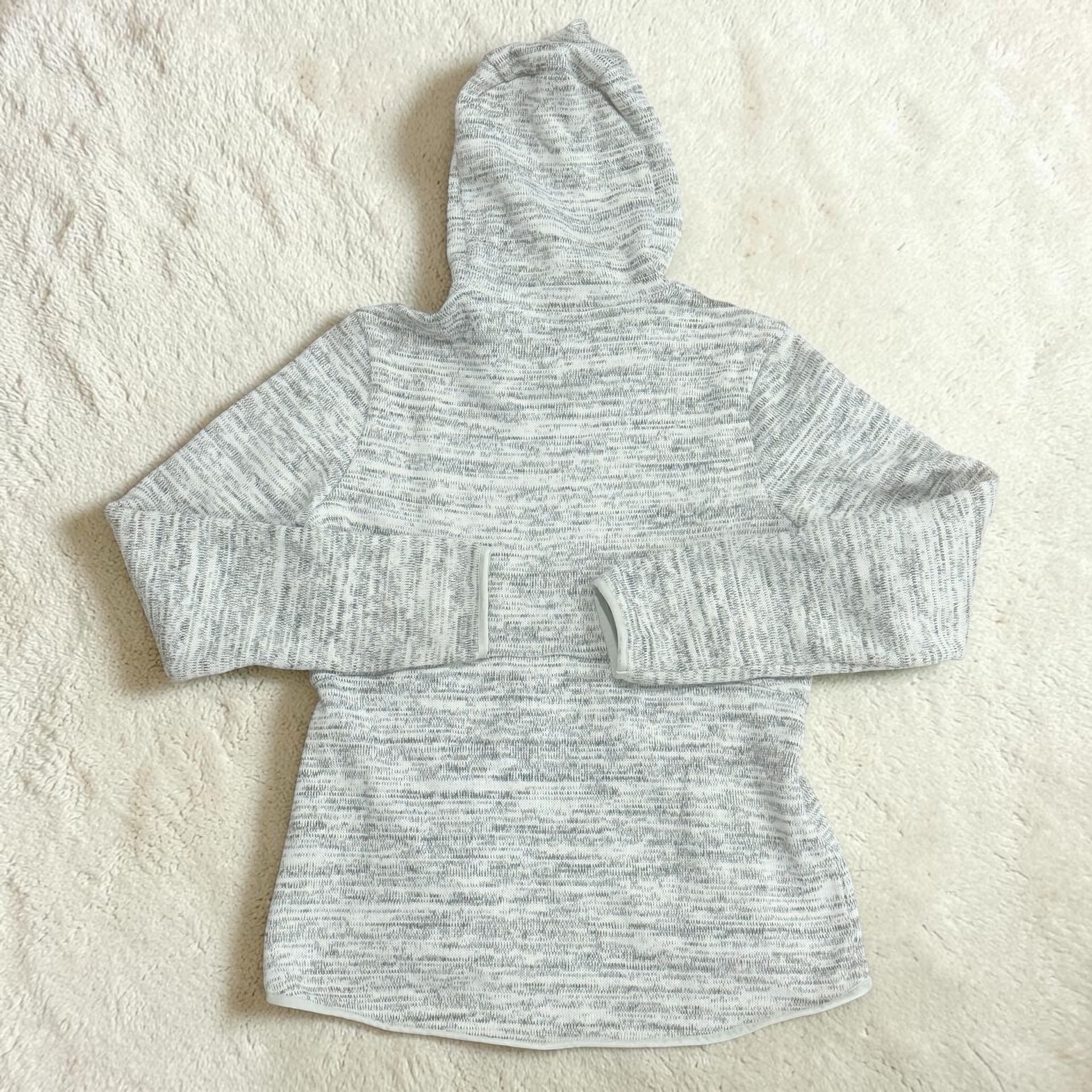 KUHL Alaska Hoodie Sweatshirt Jacket Full Zip Ascendyr Gray Ash Women’s Fleece Sz S  9