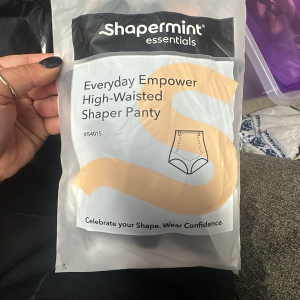 Shapermint Essentials Everyday Empower High-Waisted Shaper Panty Black