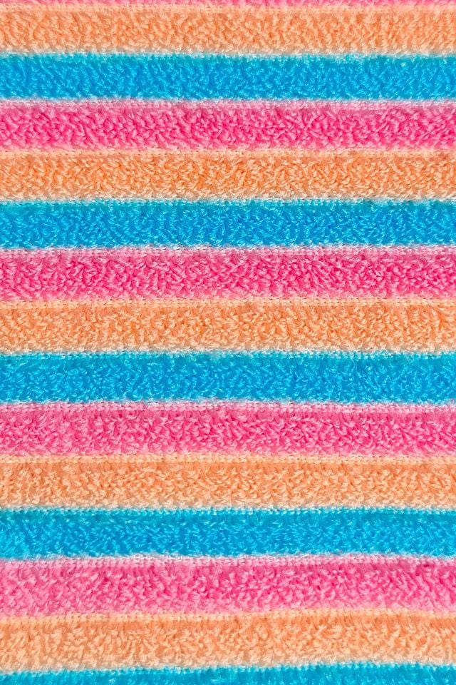 CUPSHE Multicolored Striped Scoop Neck Bikini Set 9