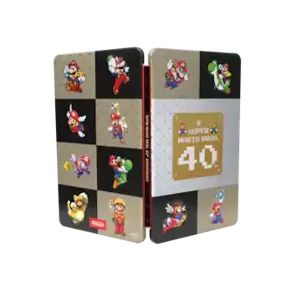 Nintendo Switch Super Mario Bros. 40th Anniversary Collectible Game Case Steelbook