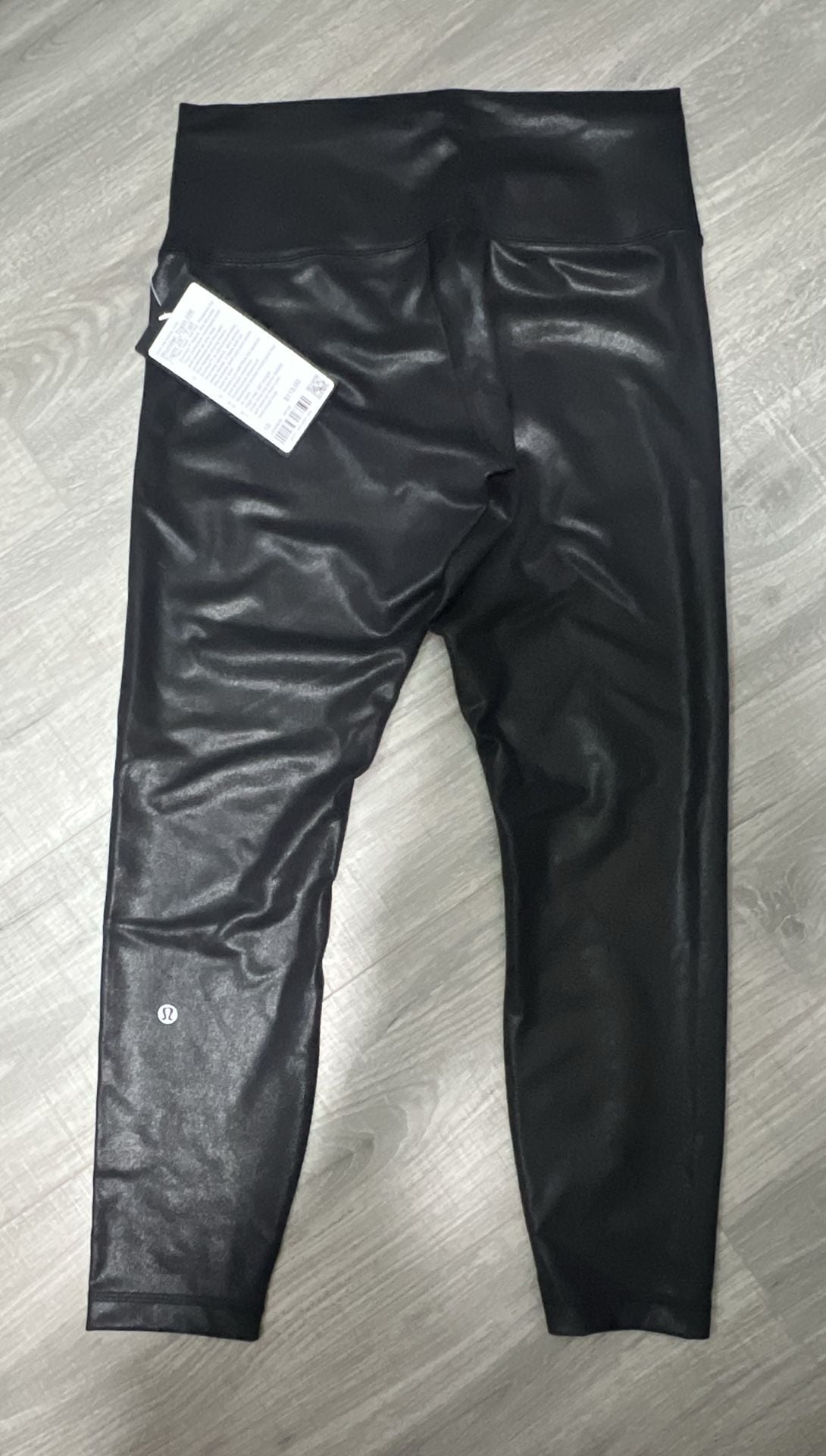 NWT Lululemon Wunder Train HR Tight 25" Foil Radiate Print Black Size 10 4