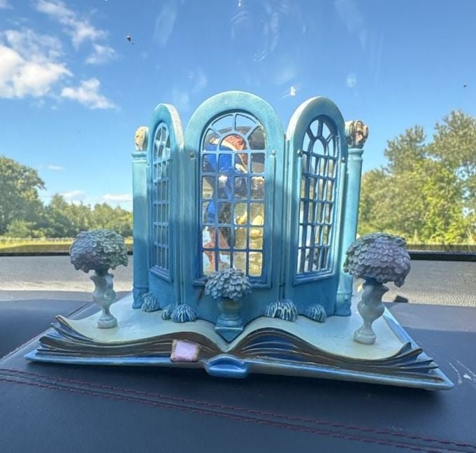 Disney Beauty and the Beast Snow Globe Book Ends Pair Set 3