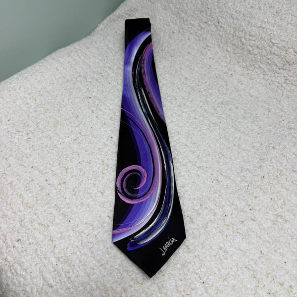 J. Garcia Butterfly Study Watercolor Collection Artist Proof No. 6 Silk Necktie